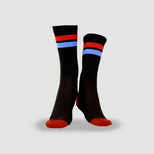 Cargar imagen en el visor de la galería, CALCETÍN CAÑA ALTA NEGRO
